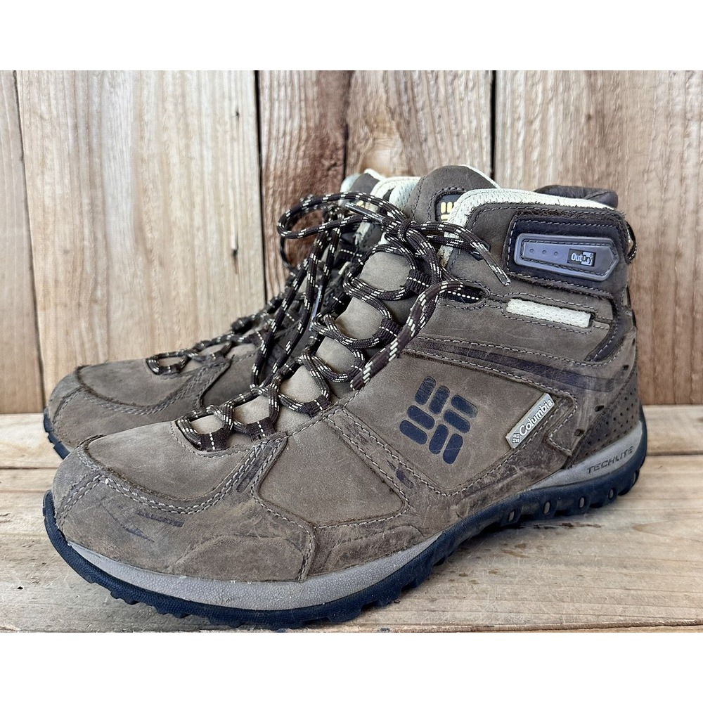 Columbia TechLite Hiking Boots Women's Size 7.5 Waterproof Shoes OmniGrip
